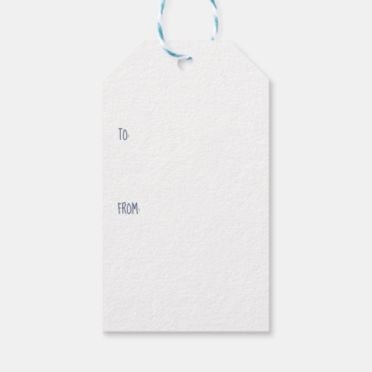 クリスマスムースギフトラベル ギフトタグ (裏面)