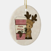 クリスマスムースホリデーオーナメント セラミックオーナメント (右)