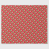 クリスマスムースホリデーカートゥーンのラッピング紙 ラッピングペーパー (フラット)