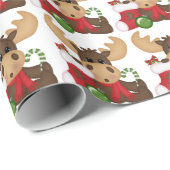 クリスマスムースホリデーラッピング紙 ラッピングペーパー (ロールコーナー)