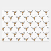 クリスマスムースラッピング紙 ラッピングペーパーシート (正面2)