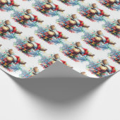 クリスマスムースラッピング紙 ラッピングペーパー (角)