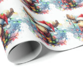 クリスマスムースラッピング紙 ラッピングペーパー (ロールコーナー)