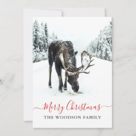 クリスマスムース冬の雪メリークリスマス シーズンカード