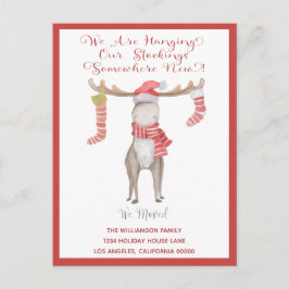 クリスマスムース引っ越しましたホリデームービング 案内ポストカード