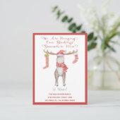 クリスマスムース引っ越しましたホリデームービング 案内ポストカード (スタンド正面)