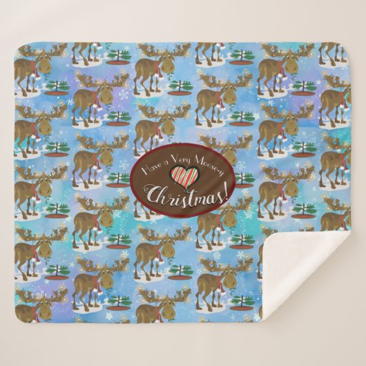 クリスマスムース シェルパブランケット (正面(横))