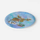 クリスマスムース ペーパープレート (アングル)