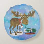 クリスマスムース ラウンドクッション (裏面)