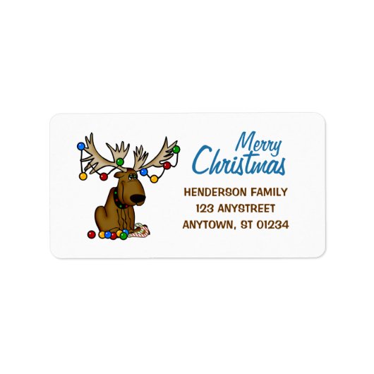 クリスマスムース ラベル (正面)