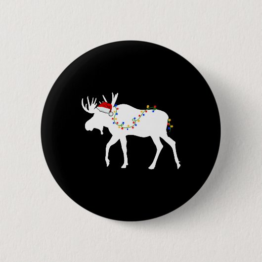 クリスマスムース 缶バッジ (正面)