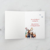 クリスマスムース – tワンダフルおもしろいムースソン シーズンカード (内部)