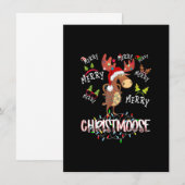 クリスマスムース Xmas ムース ファミリー マッチング グループ 招待状 (正面/裏面)