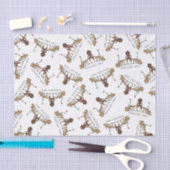 クリスマスムーズキュートホおもしろいリデーアニマル 薄葉紙 (クラフト)