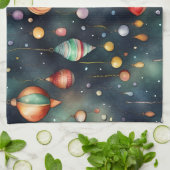 クリスマスムード キッチンタオル (折り畳み)