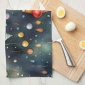 クリスマスムード キッチンタオル (四つ折り)