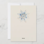 クリスマスムービングのための新しい家 シーズンカード (裏面)