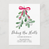 クリスマスムービングを飾る新しいホール 案内ポストカード (正面)