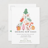 クリスマスムービングを飾る新しいホール 案内ポストカード (正面/裏面)