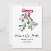 クリスマスムービングを飾る新しいホール 案内状 (正面)