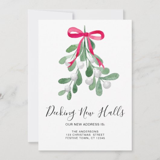 クリスマスムービングを飾る新しいホール 案内状 (正面)