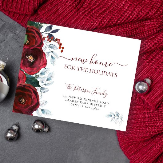 クリスマスムービングアナウンスのための新しい家の予算を設定する