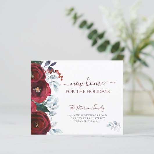 クリスマスムービングアナウンスのための新しい家の予算を設定する (スタンド正面)