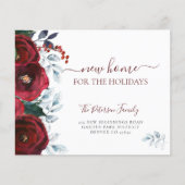 クリスマスムービングアナウンスのための新しい家の予算を設定する (正面)