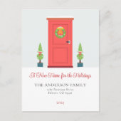 クリスマスムービングアナウンスニューホームポストカード シーズンポストカード (正面)