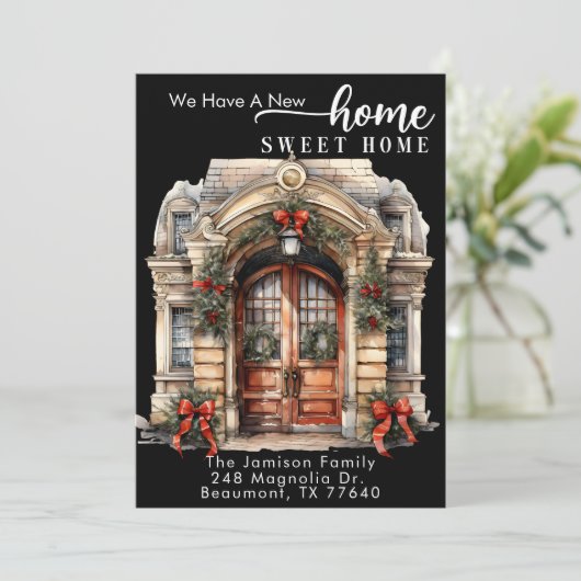 クリスマスムービングアナウンスホリデーカード シーズンカード (スタンド正面)