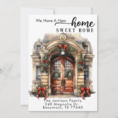 クリスマスムービングアナウンスホリデーカード シーズンカード (正面)