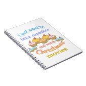 クリスマスムービーとカップケーキ ノートブック (右側)