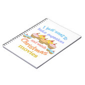 クリスマスムービーとカップケーキ ノートブック (左側)