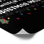 クリスマスムービーを見る可能性が最も高い ポスター (角)