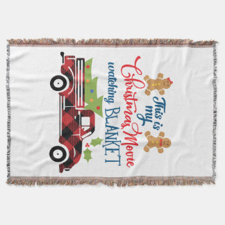 クリスマスムービーを見る毛布 スローブランケット