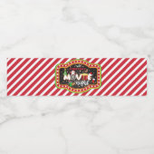 クリスマスムービーナイトウォーターボトルラベル ペットボトルラベル (シングルラベル)