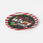 クリスマスムービーナイトプレート ペーパープレート (アングル)