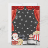 クリスマスムービーナイトホリデーパーティー 招待状 (裏面)