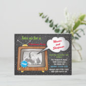 クリスマスムービーナイトレトロTVパーティー 招待状 (スタンド正面)