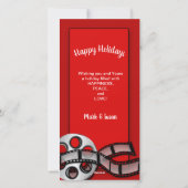 クリスマスムービーフィルムストリップメリー-,結婚した シーズンカード (裏面)