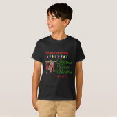クリスマスムービーマラソンが進行中 Tシャツ (正面フル)