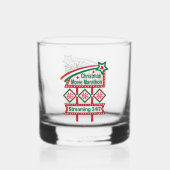 クリスマスムービーマラソンレトロマーキーフェスティバル ウイスキーグラス (裏面)