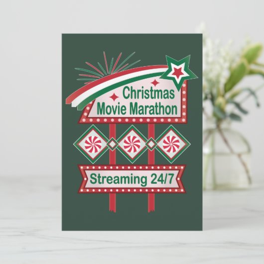 クリスマスムービーマラソンレトロマーキーフェスティバル 招待状 (スタンド正面)