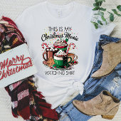 クリスマスムービー視聴Tシャツ Tシャツ