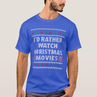 クリスマスムービー醜いクリスマスデザインおもしろいクリスマス Tシャツ