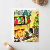 クリスマスムービー ノートカード (正面/裏面インサイチュ)