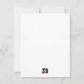 クリスマスムービー ノートカード (裏面)