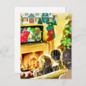 クリスマスムービー ノートカード (正面/裏面)