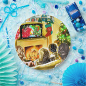 クリスマスムービー ペーパープレート (パーティー)