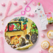 クリスマスムービー ペーパープレート (パーティー)